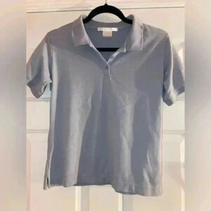 Nike Golf Dry Fit Women’s Small Light Blue Polo Shirt